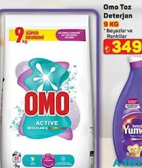 OMO TOZ DETERJAN BEYAZLAR VE RENKLİLER 9 KG OMO TOZ DETERJAN BEYAZLAR VE RENKLİLER 9 KG